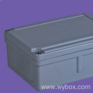 Custom aluminum electronics enclosure aluminium wall mount box heavy duty aluminium top box AWP074 with size 185*135*85mm